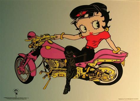 Betty Boop “betty Boop On Motorcycle” Sericel