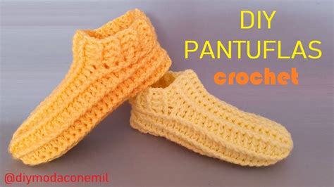 Pantuflas A Crochet En Alto Relieve Paso A Paso DIY Moda Con Emil