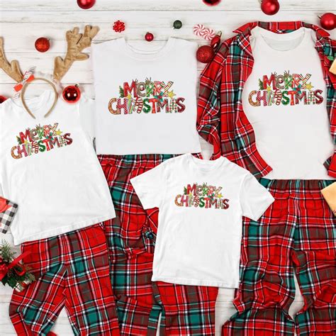 Personalized Christmas T-Shirt With Unique Decorative Font - Sandjest