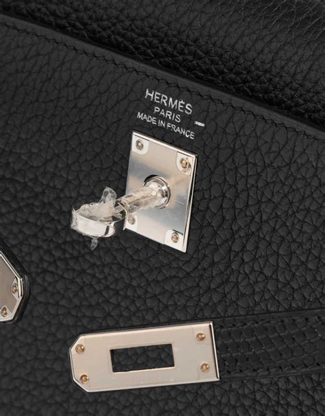 Hermès Kelly Touch 25 Togo Lizard Black SACLÀB