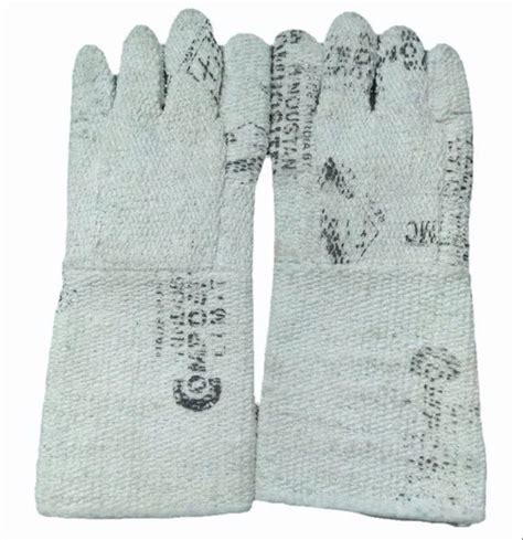white asbestos safety hand gloves  rs pair  surat id