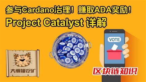 Project CatalystCardano催化剂项目是什么如何参与Cardano的链上治理赚取ADA代币参与Cardano的链上