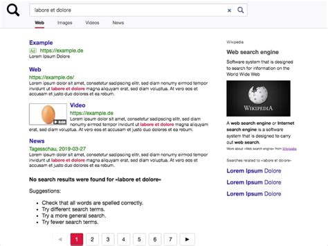 Google Search Engine Template