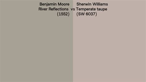 Benjamin Moore River Reflections 1552 Vs Sherwin Williams Temperate