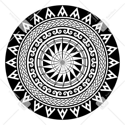 Polynesian circle tattoo | Circle tattoo design, Polynesian tattoo designs, Circle tattoo