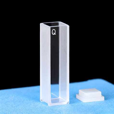 Pcs Quartz Cuvette Cells With Lid Mm Path Length Jgs For