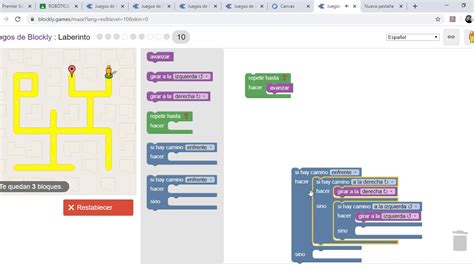 Blockly Games Laberinto Y Youtube