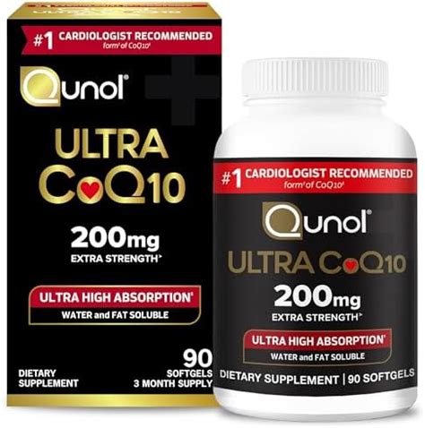 Amazon Qunol Ultra CoQ10 100mg Softgels 3x Better Absorption