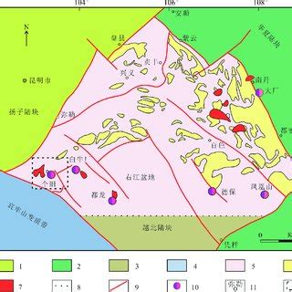 Regional Geological Map Of Gejiu Ore Concentration Area Modified After