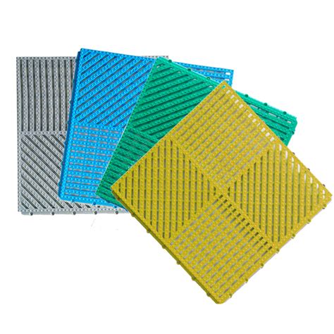 Removable Modular Interlocking Anti Slip PVC Comfortable Flooring Tile