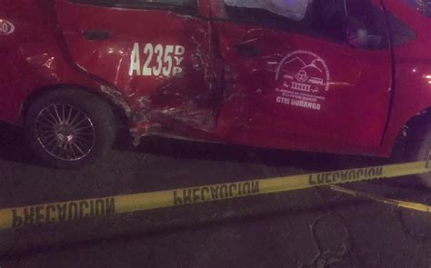 Durango Joven muere tras trágico accidente entre taxi y moto