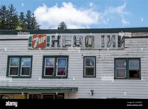 Hebo, Oregon - August 1, 2020: Old, rustic classic cafe - the Hebo Inn ...