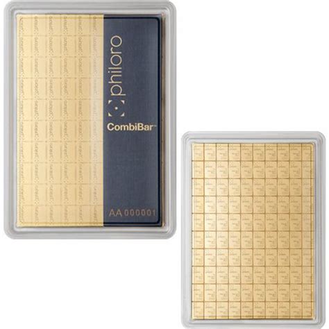 Goldbarren 100x1 G Combibar Philoro Gold