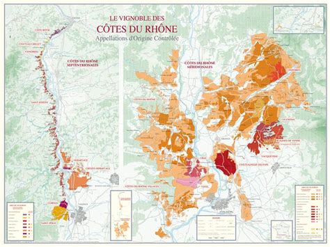 Carte Des Vins Du Rh Ne Cartes Des Vins De La Vall E Du Rh Ne