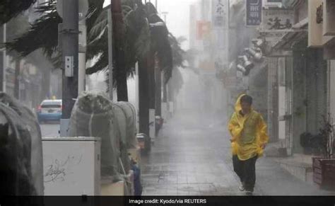 Heavy Rain, Strong Winds As Powerful Typhoon Approaches Southern Japan