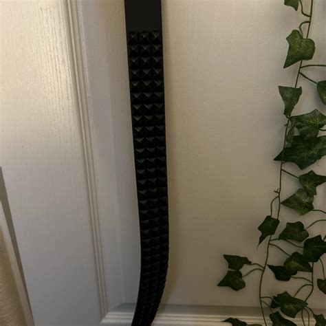 Hot Topic Black Emo Studded Belt XS Depop