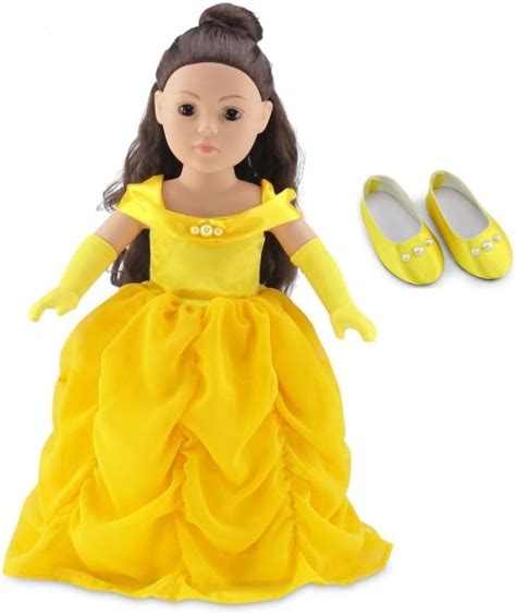 Amazon Emily Rose 18 Inch Doll Clothes Princess Belle Inspired