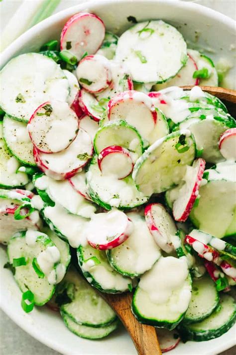 Cucumber Salad with Radishes