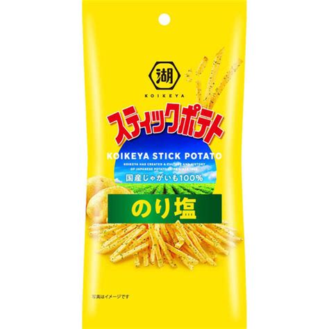 湖池屋 スリムバッグ スティックポテト のり塩 34g Green Beans グリーンビーンズ By Aeon