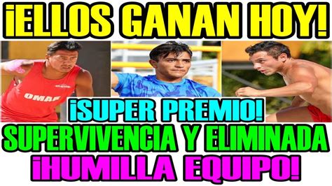 POR FIN FILTRAN QUIEN GANA SUPERVIVENCIA ELIMINADA Y HUMILLAN EQUIPO