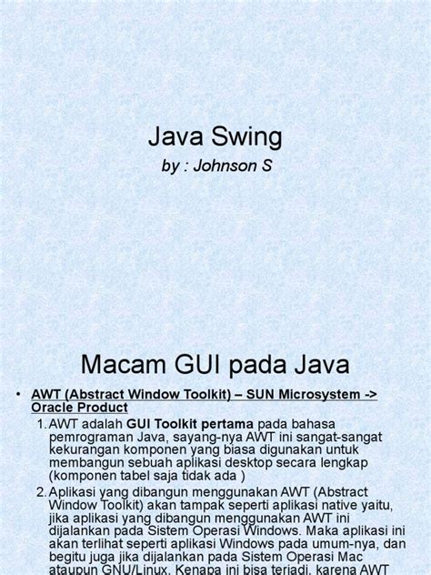 gui swing event  frame