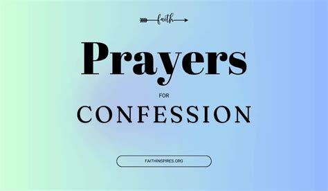 Catholic Prayers For Confession (Full List & Guide) - Faith Inspires