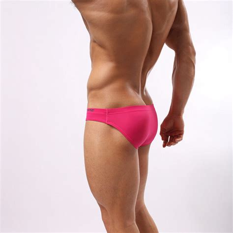 Men S Briefs Sexy Bikini Low Rise Underwear Beachwear Brave Person S M