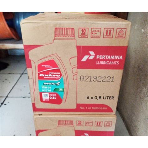 Jual Oli Enduro Matic S Pertamina Original Shopee Indonesia