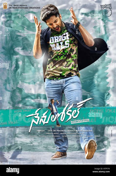 NENU LOCAL, Indian poster in English and Telugu, Nani, 2017. ©Sri ...