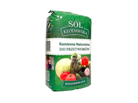 SÓL KŁODAWSKA DO PRZETWORÓW NIEJODOWANA 1 1KG KOPALNIA KŁODAWA