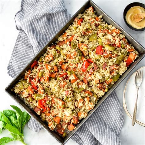 Roasted Vegetable Quinoa Salad Joyfoodsunshine