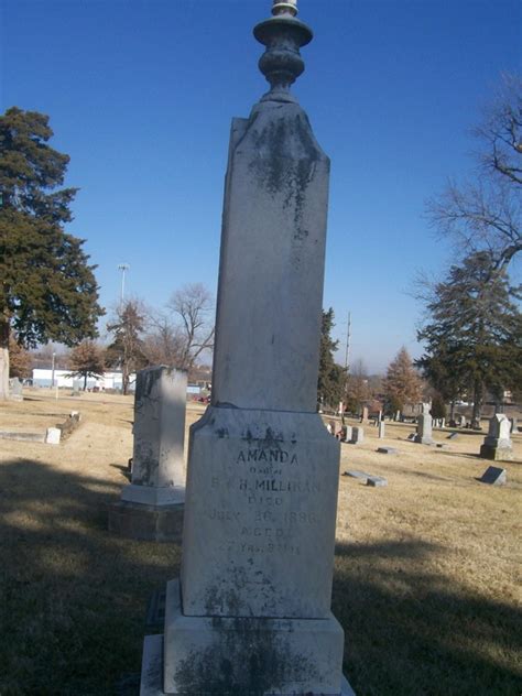 Amanda Millikan Memorial Find A Grave