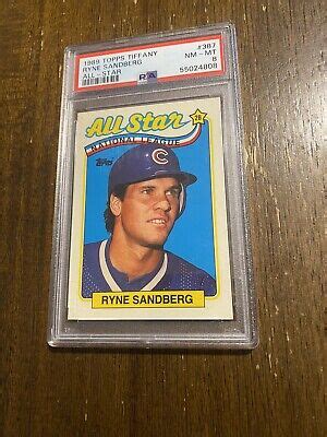 1989 TOPPS TIFFANY COLLECTORS SET 387 RYNE SANDBERG Card ALL STAR