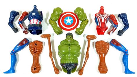 Assemble Marvel S Toys Hulk Smash Vs Spider Man Vs Siren Head Vs