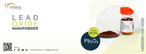 Lead Oxide Nanoparticles High Purity Less Price Fast Delivery