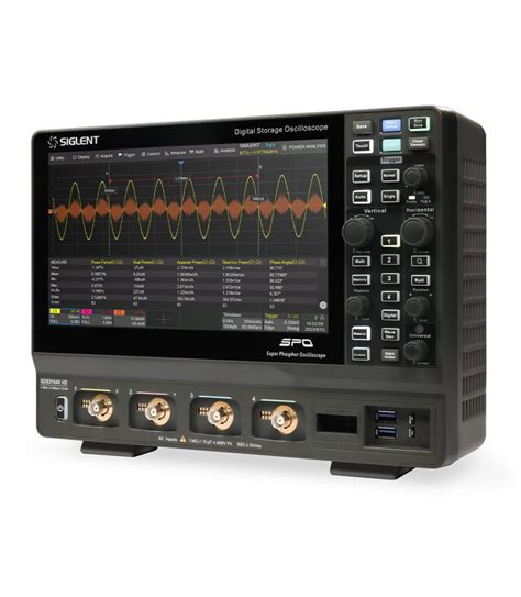 Siglent SDS3054X HD Oscilloscope 4x500 MHz 12 bits 400 Mpts écran