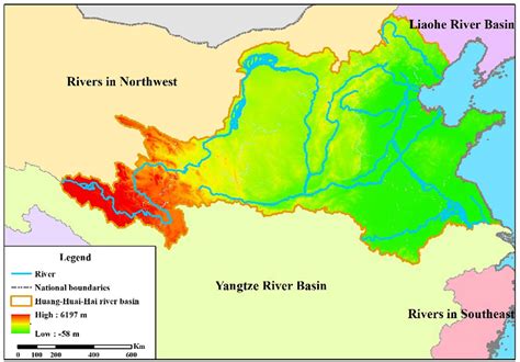 Huai River Map