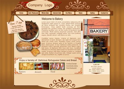 Bakery Website by terrenceforever on DeviantArt