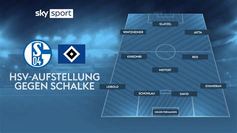 2 Bundesliga News Mögliche Hsv Aufstellung Gegen Den Fc Schalke