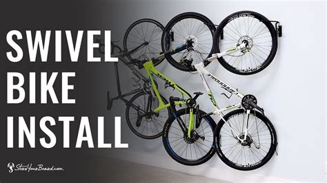 Swivel Bike Wall Rack How To Install Youtube