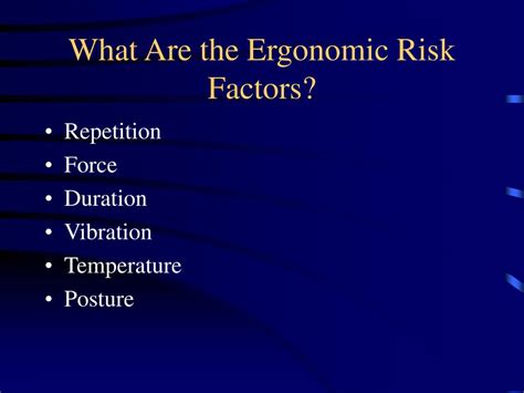 Ppt What Is Ergonomics Powerpoint Presentation Free Download Id