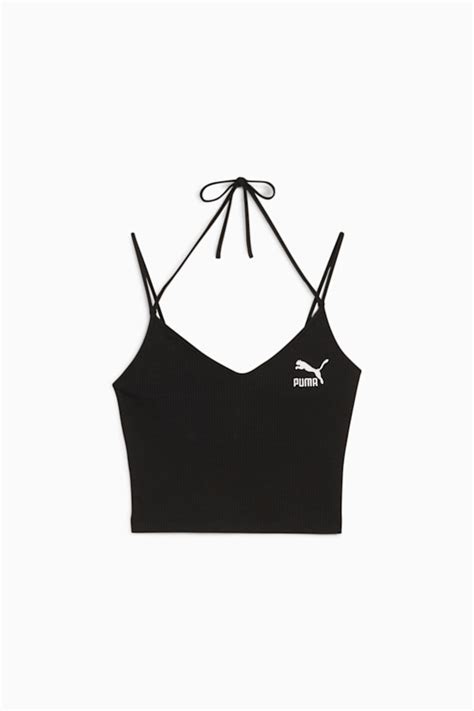 Classics Ribbed Crop Top Puma