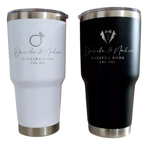 Termos Boda Vasos T Rmicos Pareja Oz Personalizado L Ser Meses