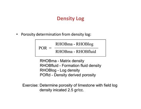 Basic Well Logging Design Ppt