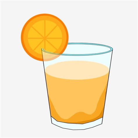 Orange Juice Cartoon Image