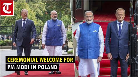 Ceremonial Welcome For Pm Modi At Chancellery In Poland Youtube