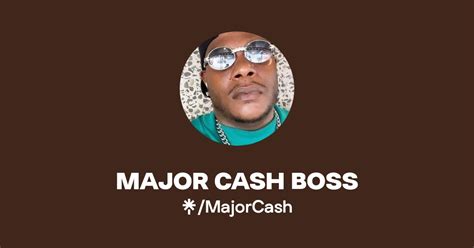 MAJOR CASH BOSS Instagram Facebook TikTok Linktree