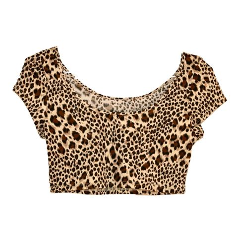 Swell Tops Swell Leopard Print Crop Top Poshmark