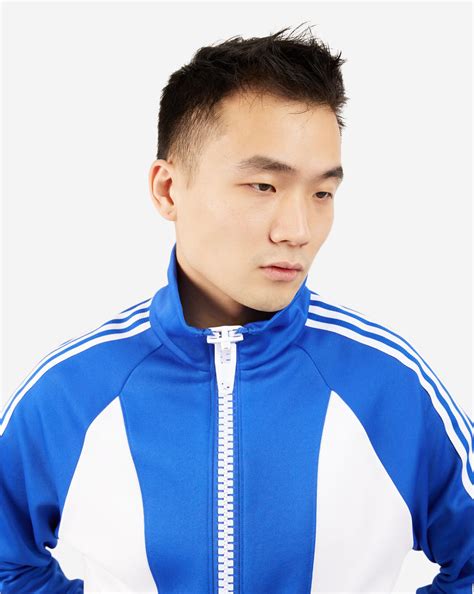 Shop Adidas Jeremy Scott Big Zip Track Jacket Hy1811 Blue Snipes Usa