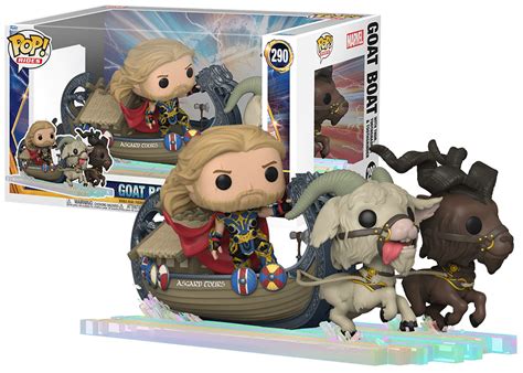 Pop Ride Thor Love Thunder Goat Boat With Thor Toothgnasher